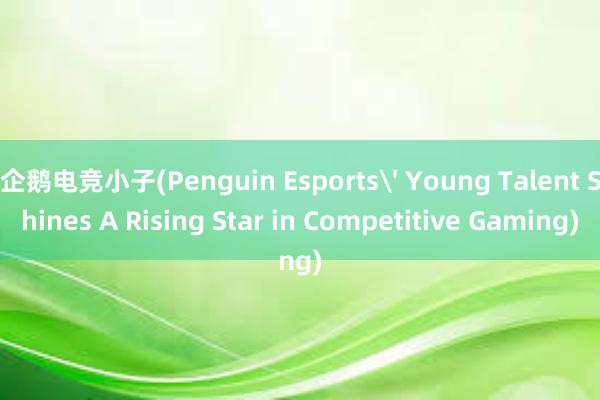 企鹅电竞小子(Penguin Esports