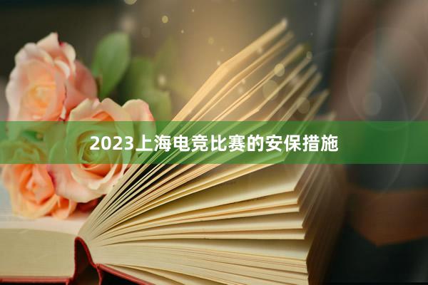 2023上海电竞比赛的安保措施