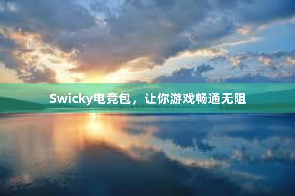 Swicky电竞包，让你游戏畅通无阻